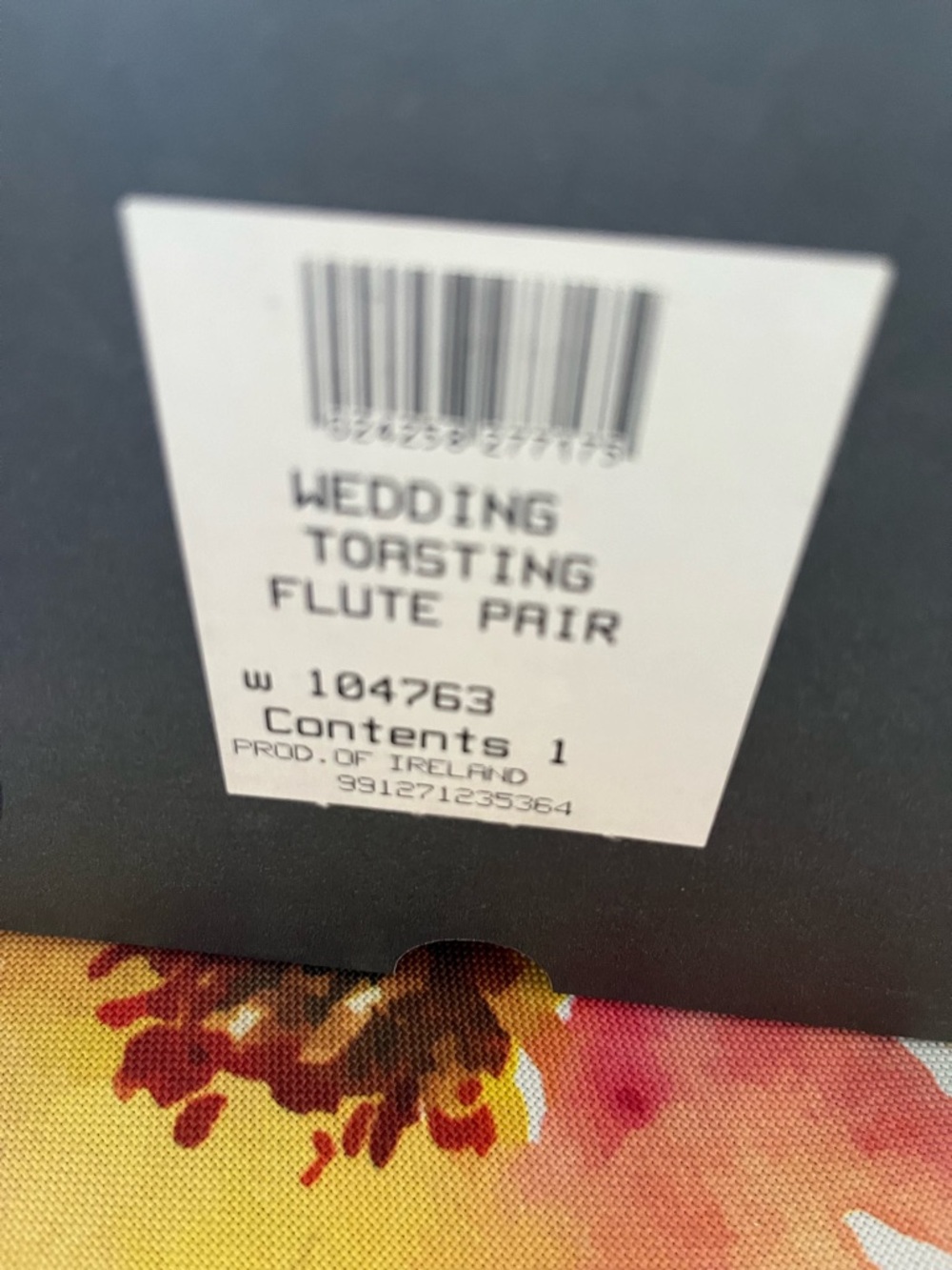 NIB Waterford Wedding Toasting Flutes made in Ireland - Picture 12 of 12